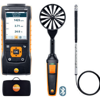 testo 440 Air Flow ComboKit 2 with Bluetooth®