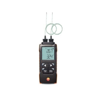 testo 922 Differential Thermometer Type K with 2 air probes and carry pouch